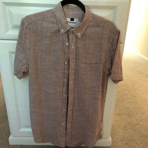 Topman short sleeve button down shirt